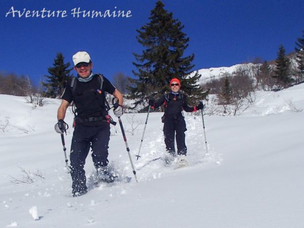 Journée raquettes dans le Beaufortain