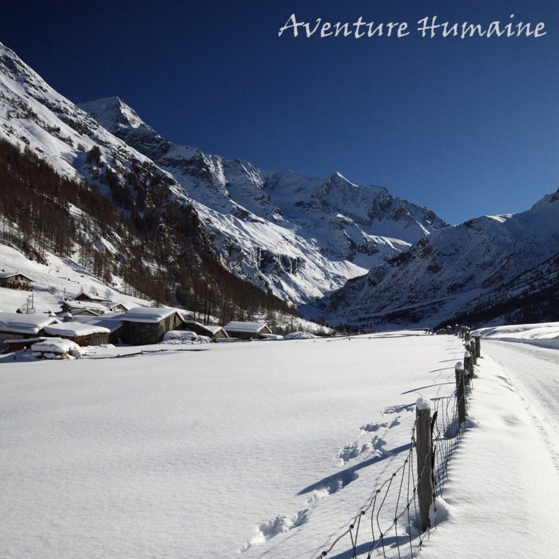 Journée à raquettes en Vanoise