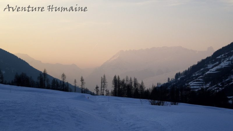 Nocturne à raquettes en Vanoise