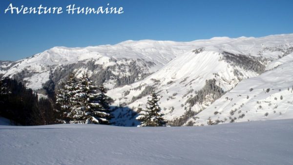 Journée découverte raquettes à la pointe d'Autigny - massif du Chablais