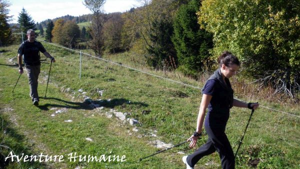 Stage de marche nordique dans le Jura