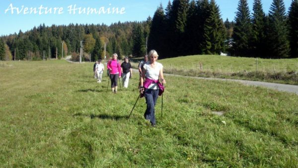 Stage de marche nordique dans le Jura