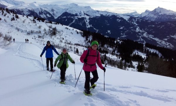 Stage marche nordique et raquettes dans les Aravis