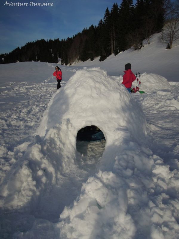nuit en igloo en famille