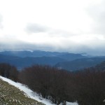 La montée au Belvédère depuis le Col du Rousset