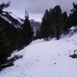 Descente vers le pas des econdus : la neige est enfin là !